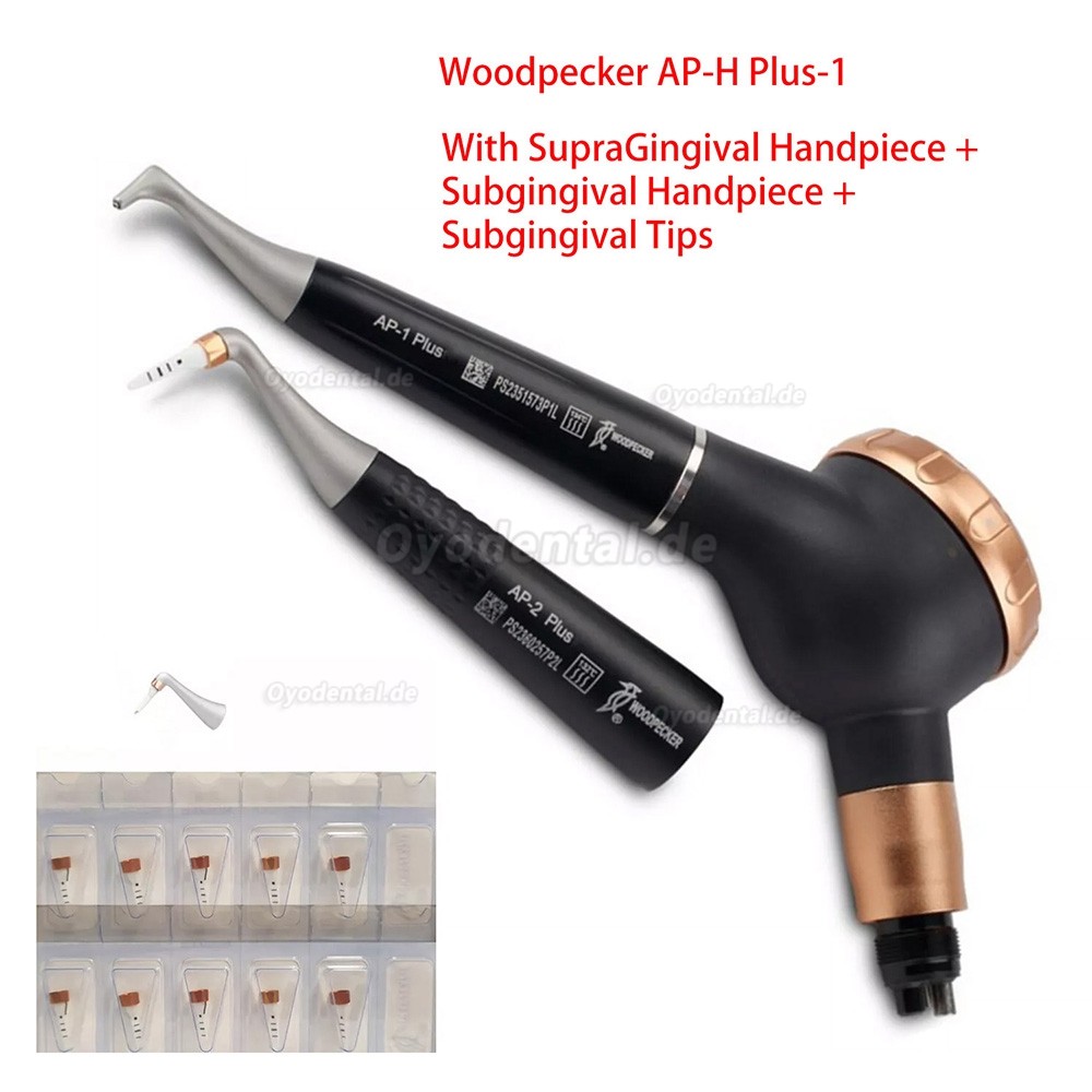 Woodpecker AP-H Plus Airflow Pulverstrahlger&auml;t Prophylaxe Handst&uuml;ck supragingival / subgingival